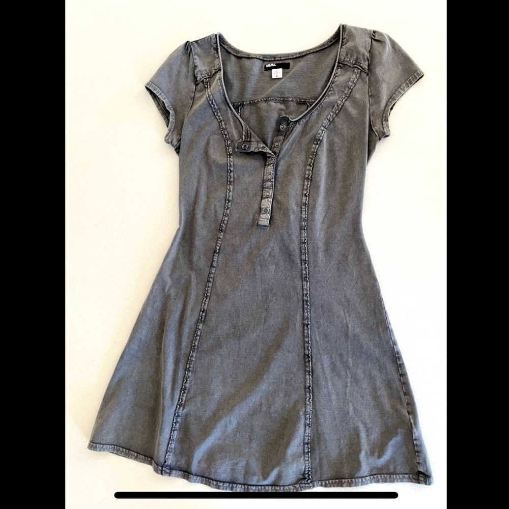 Urban Outfitters BDG Grey Button up Dress